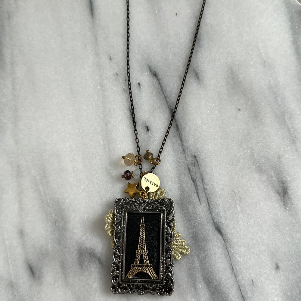 Eiffel Tower Long Necklace